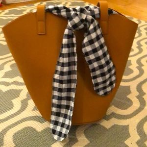 Anthropologie Tan Bucket Bag